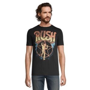 Logo T-Shirt Men_s RUSH Cotton Crewneck T Shirt